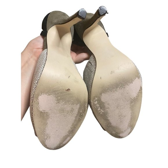 Steven by Steve Madden heels. Siege color leather on top, suede heel‎ Sz 8 - Picture 11 of 11